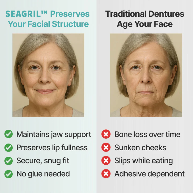 đ Ends Today: 70% OFF! SEAGRIL⢠Custom-Fit Full Functional DenturesMake you more confident â Made in the USA & FDA-Certified