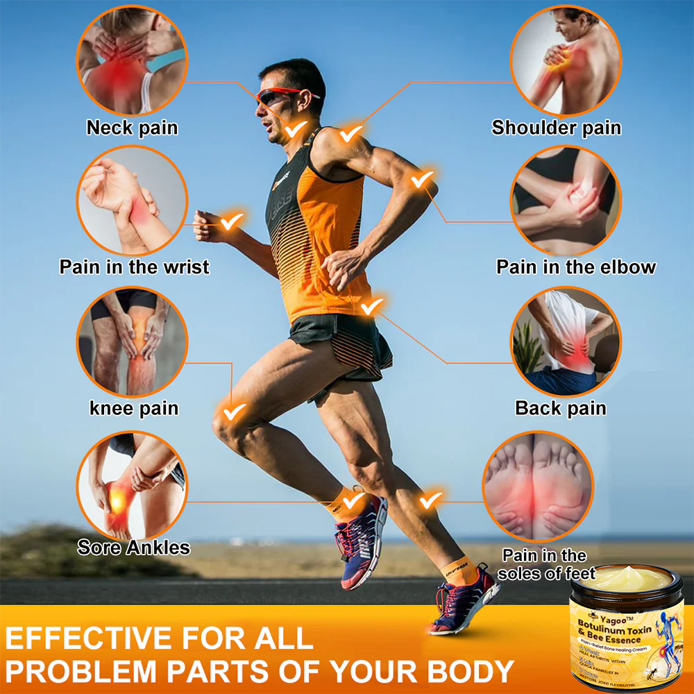 (🔥LAST DAY SALE - 80% OFF) 🐝Yagoo™ Botulinum & Bee Essence Pain Relief Bone Healing Cream