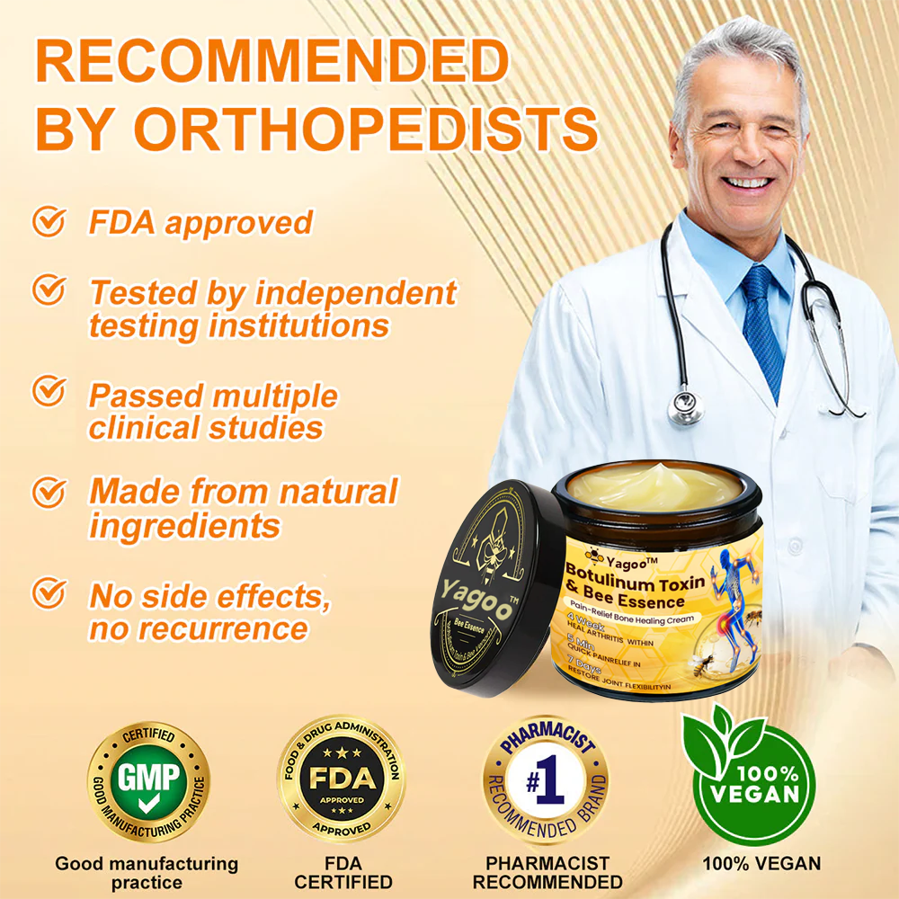 (🔥LAST DAY SALE - 80% OFF) 🐝Yagoo™ Botulinum & Bee Essence Pain Relief Bone Healing Cream