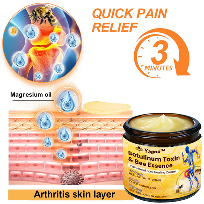 (🔥LAST DAY SALE - 80% OFF) 🐝Yagoo™ Botulinum & Bee Essence Pain Relief Bone Healing Cream