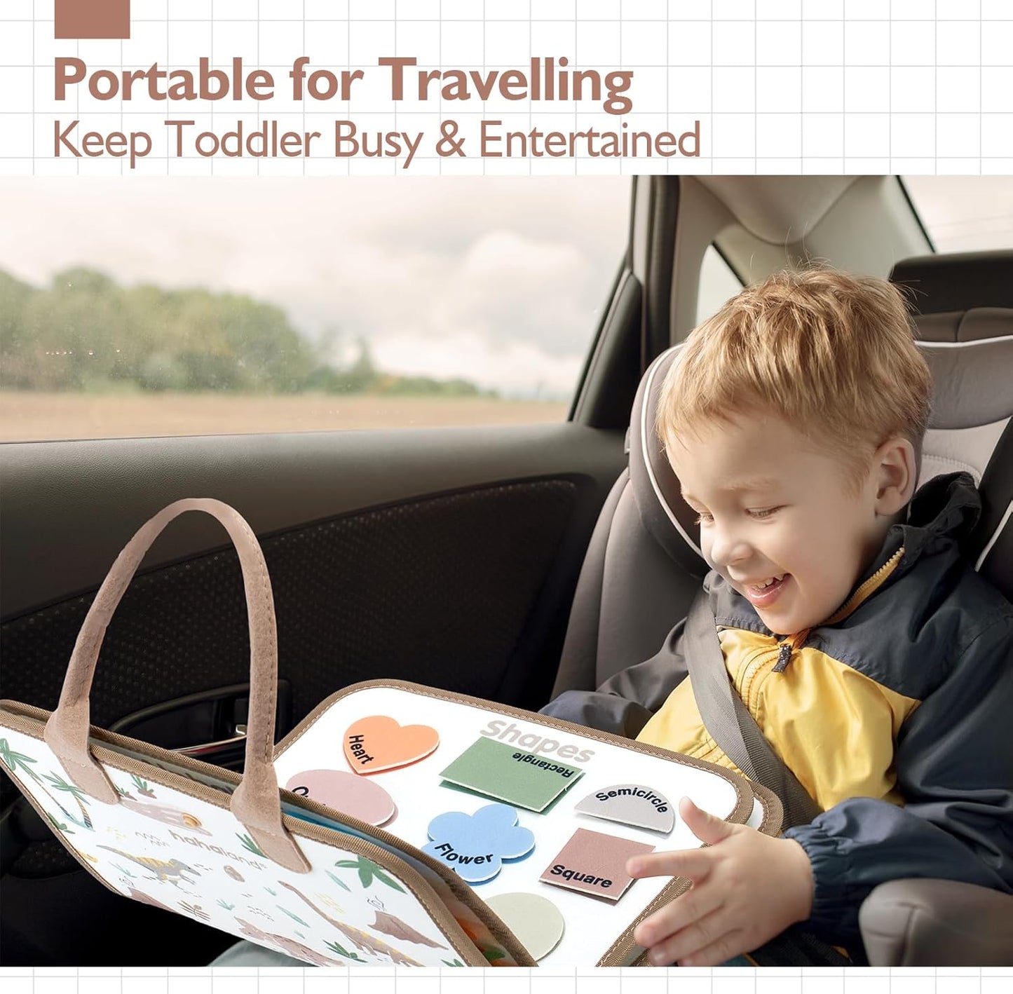 Montessori Toys for 3+ Year Old Preschool Educational Learning Activities Toddler Travel Toys