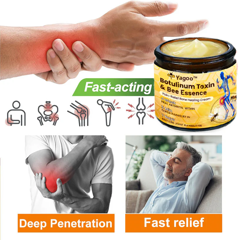 (🔥LAST DAY SALE - 80% OFF) 🐝Yagoo™ Botulinum & Bee Essence Pain Relief Bone Healing Cream