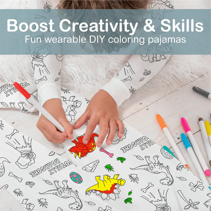 🖌️🎨Kids Coloring Pajamas Set
